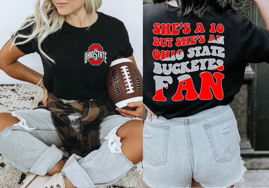 she's a ten Ohio fan