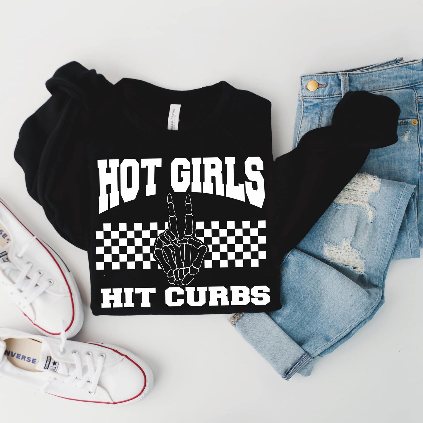 Hot girls hit curbs