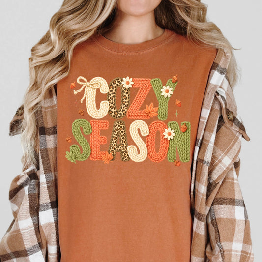 cozy season faux yarn