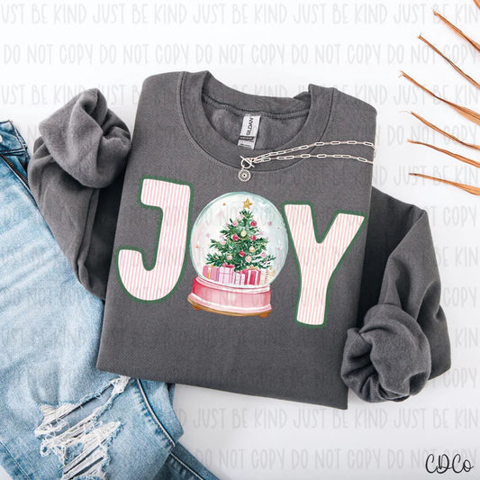 joy snow globe